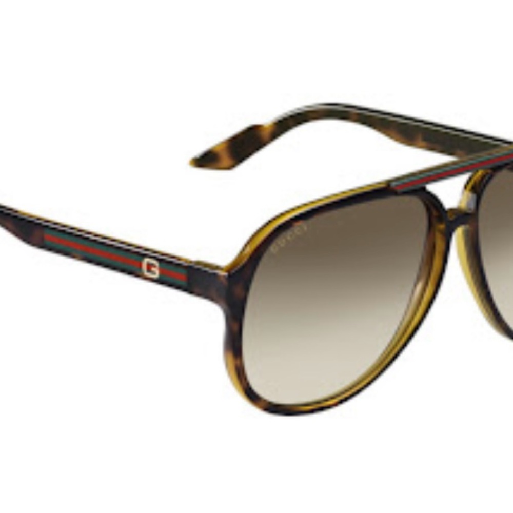Gucci Brown Tortoise Sunglasses
